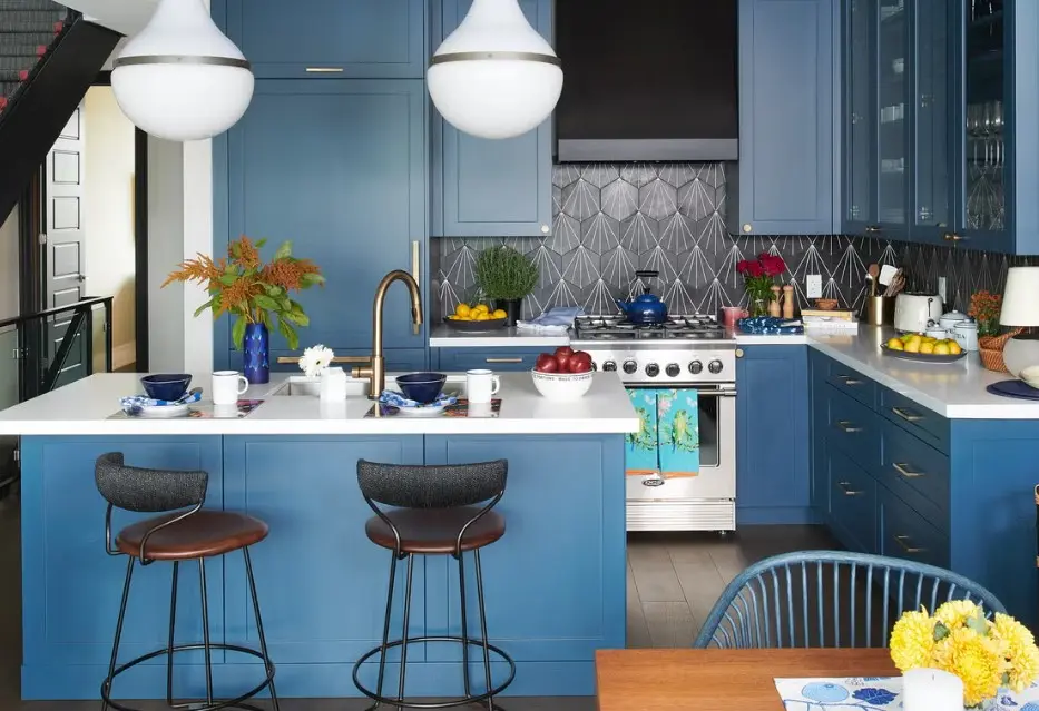 32 Blue Kitchen Ideas That Are Bold and Beautiful